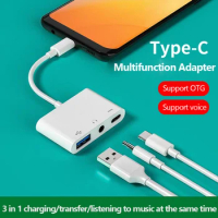 USB Type C to 3.5mm Headphone Jack Adapter USB PD charging cable Cord Trrs Charger for Samsung Galaxy/Xiaomi/iPad HUAWEI
