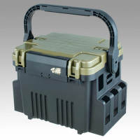 明邦 MEIHO VS-7080N 黑/綠色釣魚工具箱(#船釣置物箱 #工具箱 #釣魚工具箱 #耐重物 #耐衝擊)