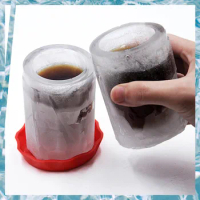 1PC New Cup Shape Rubber Kitchen Accessories Frozen Ice Cream Tools DIY Ice Cube Shot Glass Freeze Mold Cooking Ice Trays