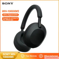 Sony WH-1000XM5 Wireless Noise Canceling Headphones Overhead with Mic for Phone-Call and Alexa Voice Control