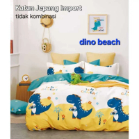 New Sprei Set Katun Jepang Original Motif Anak Perempuan Laki Kartun Hello Kitty Karakter Polos Size