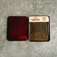 美國百分百【全新真品】Levi's 皮夾 皮革 短夾 鈔票夾 卡片夾 復古 證件夾 咖啡 CB45
