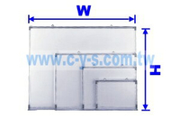 【文具通】金益山 單面 磁性 鋁框 白板 4x7尺 約120x210cm A2010299