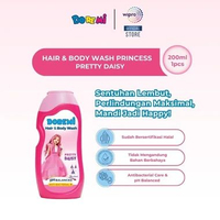 Doremi Princess Pretty Daisy Hair & Body Wash - sabun mandi