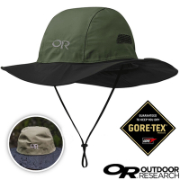 Outdoor Research Seattle Sombrero 熱賣款 GORE-TEX防風防水遮陽圓盤帽(可變造型).大盤帽.牛仔帽_綠/黑