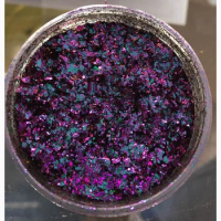 High Quality Pink Blue Chameleon Opal Flakes Cosmetic Grade Glitter Pigment Pearlescent Powder Nail Eyes Makeup Epoxy Resin DIY