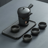 陶瓷煮茶器套裝日式溫茶爐泡茶套組蠟燭加熱底座保溫茶爐禮品茶具