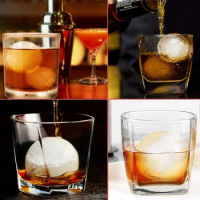 Portable Ice Cube Maker Mould Ice Whisky Wine Cocktail Silicone Ice Cream Chocolate Mould DIY Tray Mold Bar Kitchen