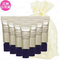 SHISEIDO 資生堂 激抗痕 亮采緊緻抗皺精華乳精巧版(2ml)*10旅行袋組(公司貨)