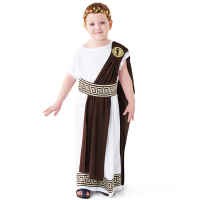 PIKYO Children's Day Boys' Costume Ancient Greek Mythology Cosplay Role-Playing Outfit Roman Toga Co