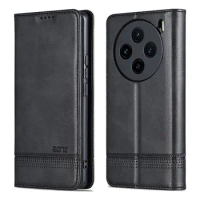 Flip Case for VIVO X100 Ultra Leather Case Card Holder Magnetic Wallet Case for Vivo X90 X100 X80 Pro X 100 90 80 Phone Cover