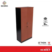 Lemari Arsip Kantor Lemari Kayu Rak Arsip Pintu Swing KS 8018 P (Baru) TANPA RAKIT