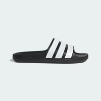 【adidas 愛迪達】Adilette Flow 男女 涼拖鞋 運動 休閒 套穿式 穩定 防滑 黑白(IF4134)