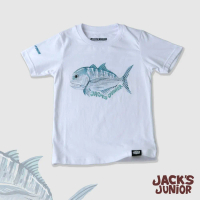 FISHING GIANT TREVALLY - Kaos Outdoor Anak Cotton Combed Berea Jack's Junior
