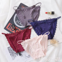 Celana Dalam Wanita Es Sutra Lembut Ultra Tipis Low Waist Dewasa