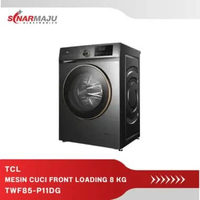 Mesin Cuci Otomatis TCL Front Loading 8 Kg TWF85-P11DG