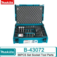 Makita B-43072 66PCS Set Socket Tool Parts 25mm /50mm Drill bits Impact Bit Set Precision Machined Tips Drill