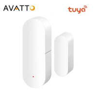 AVATTO Tuya WiFi Door Window Sensor Smart Home Wireless Door Open/Closed Detector Smart Life APP Control with Alexa Google Home
