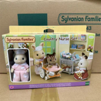 Genuine Sylvanian Families forest blind bag doll clothes Villa capsule toy furniture Nurse suit