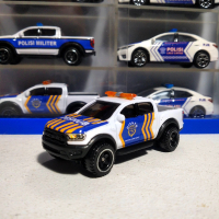 MINIATUR DIECAST SKALA 1/64 HOTWHEELS FORD RANGER RAPTOR CUSTOM MOBIL DISHUB DINAS PERHUBUNGAN