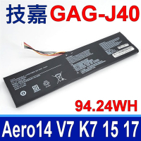 技嘉 GAG-J40 規格 電池 Aero X5-v6 X9-DT 14-V7 14-K 14-W