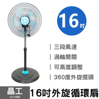 晶工 16吋外旋循環扇 LV-1656 電風扇 立扇