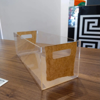 acrylic box custom Tanpa tutup