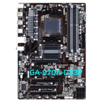 For Gigabyte GA-970A-DS3P Motherboard 32GB DDR3 ATX 970 Mainboard 100% Tested OK Fully Work Free Shipping
