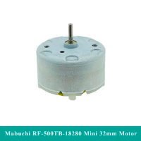MABUCHI RF-500TB-18280 Mini 500 Motor DC 3V 5V 6V 9V 12V Mini 32mm Diameter Round Spindle Motor for CD Player Sprayer Machine