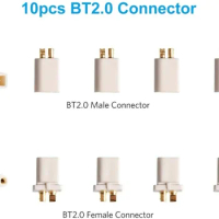 BETAFPV 10pcs BT2.0 Connectors Set Male Female 1.0 Banana Connector for BT2.0 Connector FPV 1S Whoop Drone
