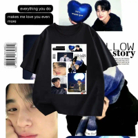 (cotton 100%) 2024 Byeon WooSeok Asia Fanmeeting Tourผ้าฝ้ายแท้ 100% ลายสวย ผ้าดี ลิขสิทธิ์แท้ ลายปร