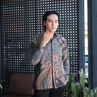 Hardi Batik Dobby - AMARTA | Kemeja Batik Pria Lengan Panjang Dobby M