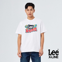 Lee 滑板元素LOGO短袖T恤 男 X-LINE 雙色(經典白/深海藍)