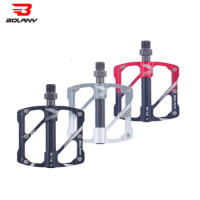 BOLANY Flat Bike Pedals MTB Road 3 Sealed Bearings Bicycle Pedals Mountain Bike Pedals Wide Platform Accessories Part