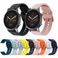 Silicone Strap For Ticwatch E3 E S 2 Smart Watch Bands Accessories For Ticwatch Pro 3 2021 GTH GTX Waterproof Sport Bracelet New