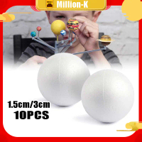 10PCS Styrofoam Ball Bola Gabus Bola Gabus Styrofoam Diameter 3cm