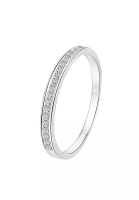 LITZ [SPECIAL] LITZ 18K White Gold Diamond Ring DR118-SZ11