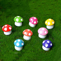 【沐森 Green Life】迷你小蘑菇7入組 盆栽裝飾 小食玩 公仔 紓壓(一套7色)