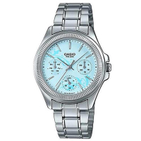 CASIO 浪漫花卉面盤腕錶 TIFFANY 藍 (LTP-2088D-2A1)/33.5mm