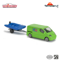 Majorette Trailer Renault Traffic Green Boat Blue