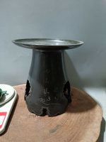 日本回流銅器古董明治時期百年青銅日本花道池坊花器賞器，日本傳