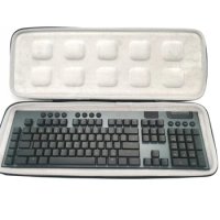 EVA Hard Case For G913/G913 TKL Wireless Bluetooth-compatible Keyboard Carrying Protective Simple Storage Bag .