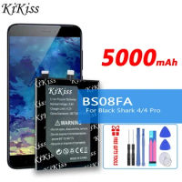 KiKiss BS08FA Latest Battery for Xiaomi Black Shark 4/4 pro 4pro Shark4 High Quality 5000mAh Lithium Phone Bateria High Capacity