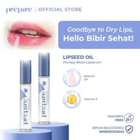 PREPARE Lipseed Oil Serum Bibir Pencerah Bibir Plembab Bibir Perawatan Bibir Hitam Lip Care Bibir