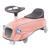 New Baby Swing Car Anti-Side Drop 1-3 Years Old Boy Children Swing Car 3-6 Years Old Baby Luge Scooter Baby Car Ride on Toys