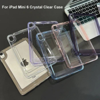 For iPad Mini 6 Case 8.3 Tablet Case Crystal Clear Shockproof Hard PC Back Transparent Bumper Cover for iPad mini 6 케이스