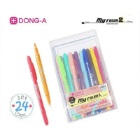 ปากกาสี my color เซ็ท 24 สี DONG-A สินค้ามาใหม่ประจำเดือนนี้