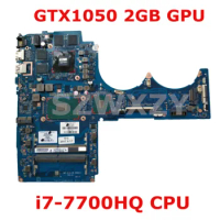 Original 926304-601 926304-001 For HP Pavilion 15-CB Laptop Motherboard With SR32Q i7-7700HQ CPU GTX1050 2GB GPU DAG75AMBAD0