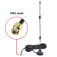 1Pcs Wifi WLAN 5 X Range Booster SMA 2.4GHz 7DBI Wireless Antenna Extender + Base Omni-Directional Antenna