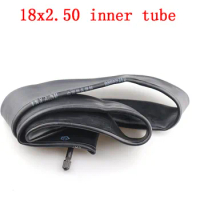 2pcs Inner Tube 18x1.95/2.125 with a Straight valve fits many gas electric scooters and e-Bike electric folding bicycle
